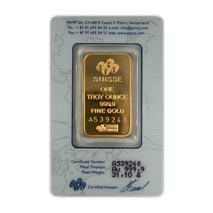 1 TROY OUNCE GOLD BAR