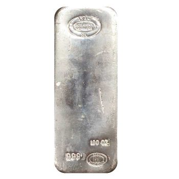 100 Troy Ounce Silver Bar