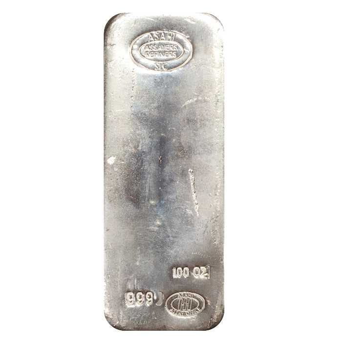 100 Troy Ounce Silver Bar