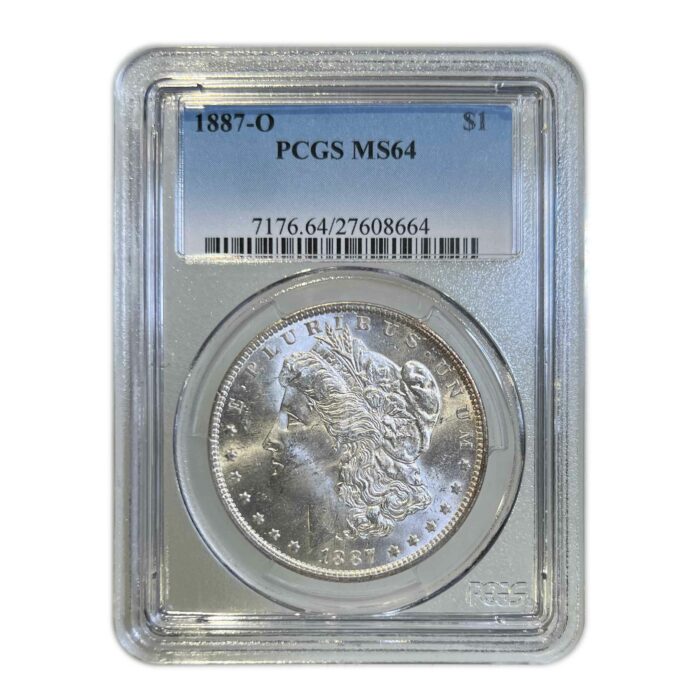 1887 O Morgan PCGS MS64