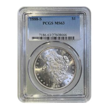 1888 S Morgan PCGS MS63