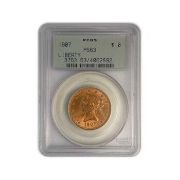 1907 $10 Gold Liberty