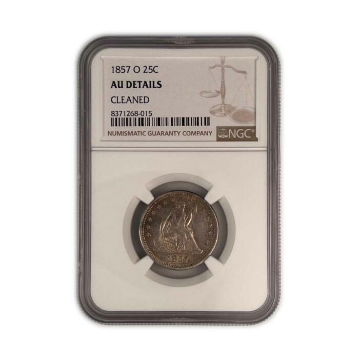 1857 O Liberty Seated Quarter