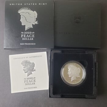2023 S Proof $1 Peace Silver Dollar