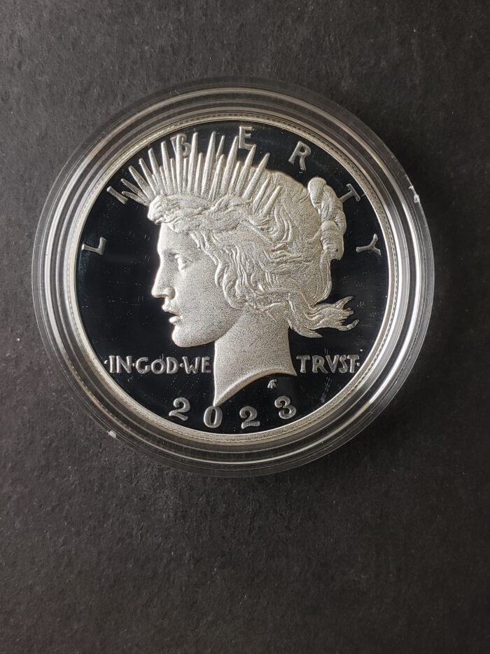 2023 S Proof $1 Peace Silver Dollar - Image 2