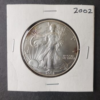 2002 $1 American Silver Eagle Dollar