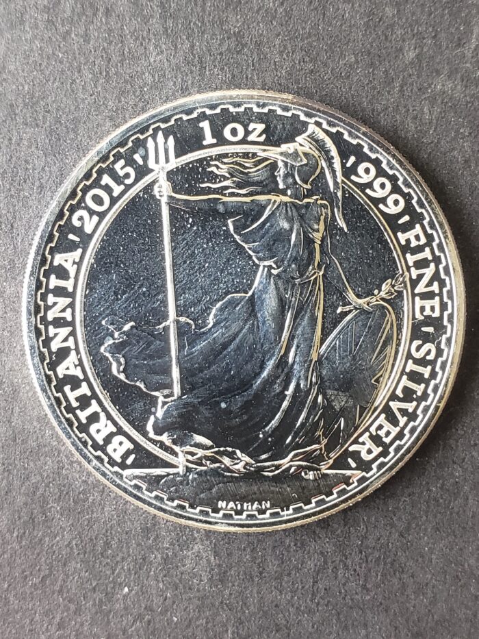 2015 Great Britain 2 Pound 1oz Silver Britannia