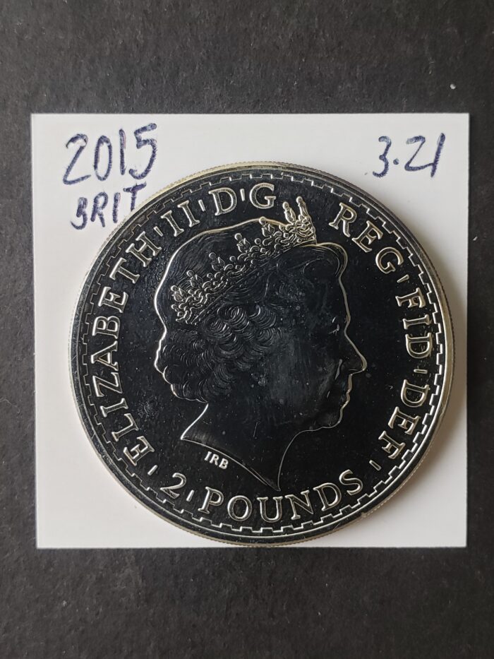 2015 Great Britain 2 Pound 1oz Silver Britannia - Image 3