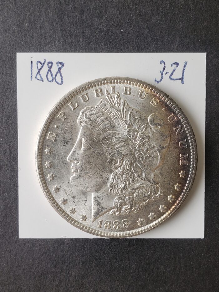 1888 $1 Morgan Silver Dollar - Image 3