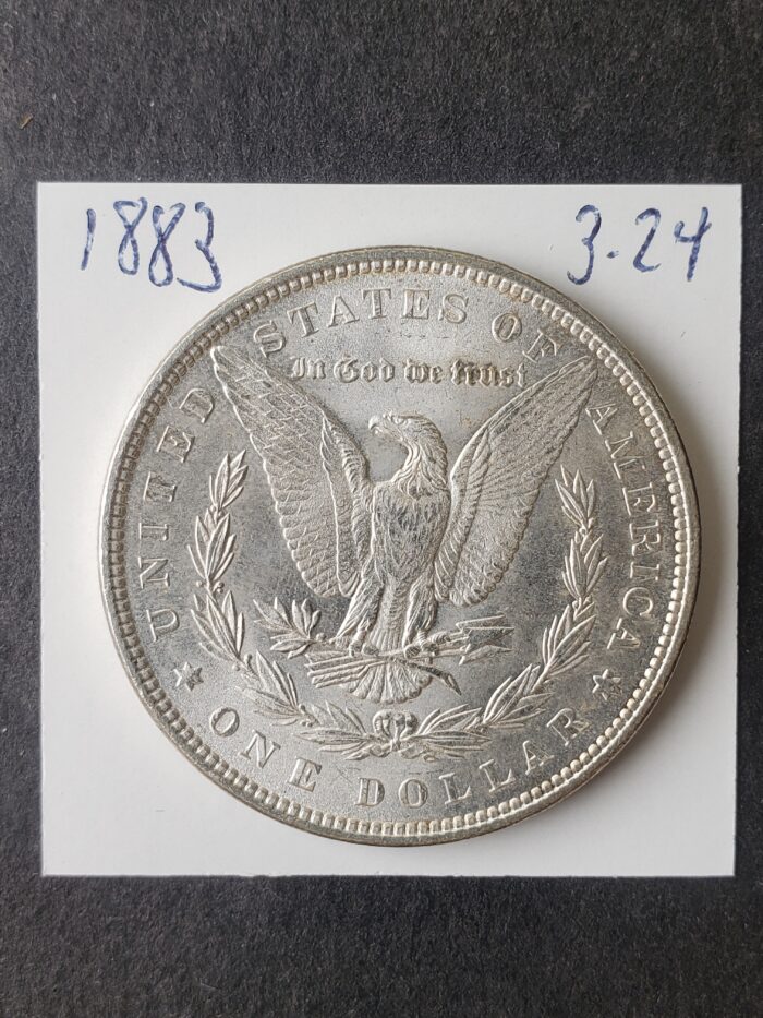 1883 $1 Morgan Silver Dollar - Image 3