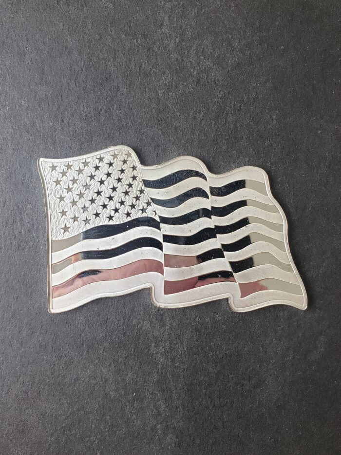 Sunshine Minting 1oz Silver American Flag Bar