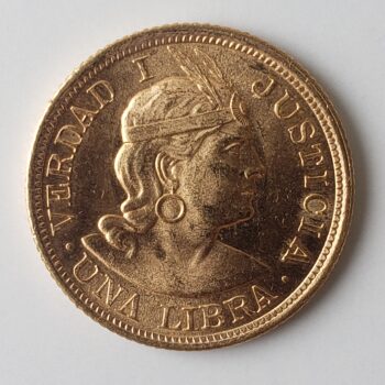 1966 Peru Gold Libra (3% over spot)