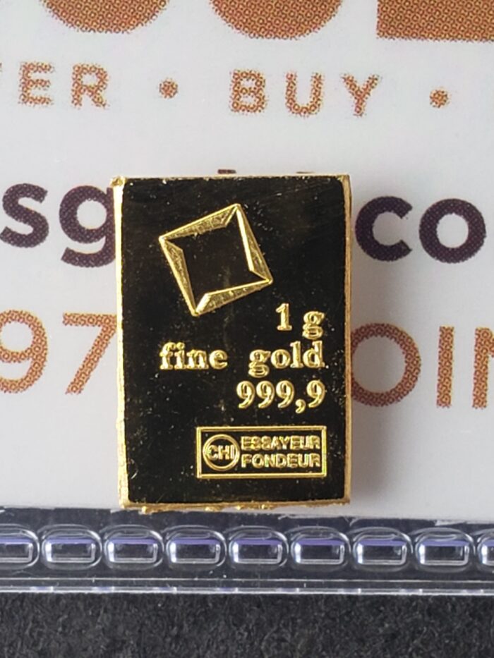 Valcambi Suisse 1 gram Gold Bar