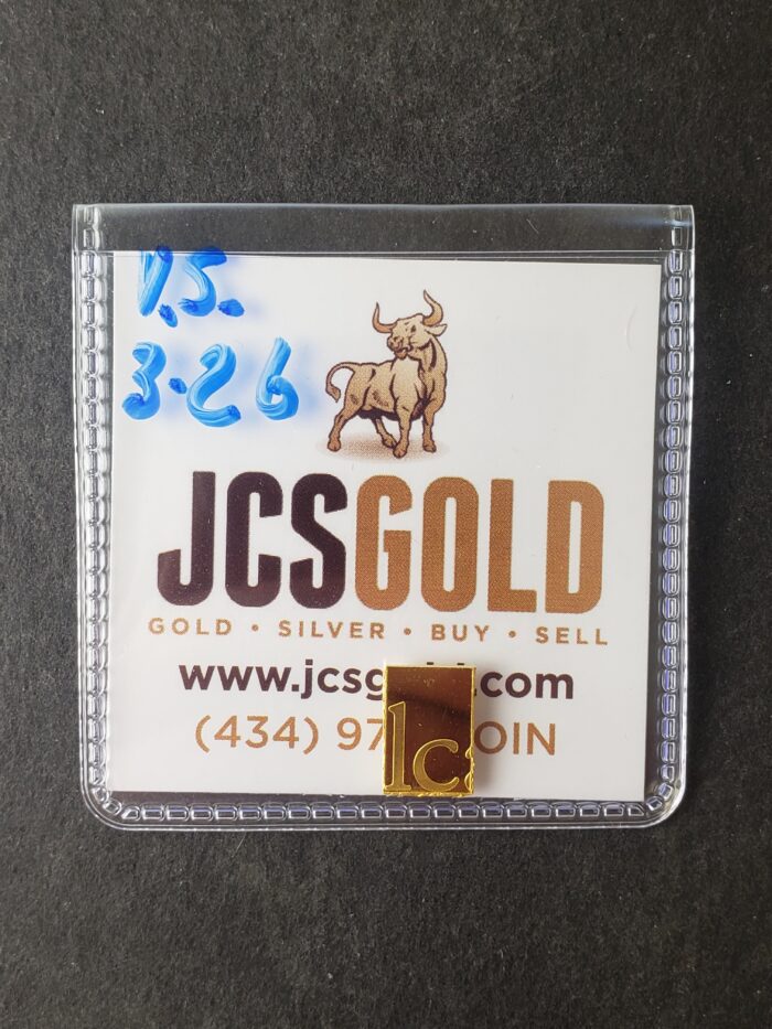 Valcambi Suisse 1 gram Gold Bar - Image 3