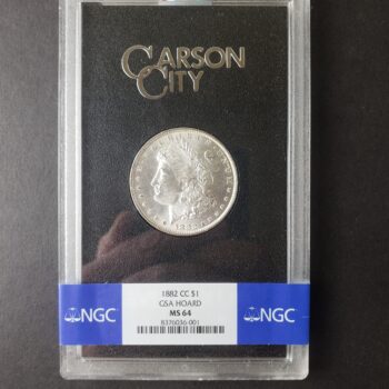 1882 CC $1 Morgan Silver Dollar GSA Uncirculated Issue NGC MS64