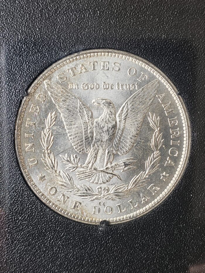 1882 CC $1 Morgan Silver Dollar GSA Uncirculated Issue NGC MS64 - Image 3
