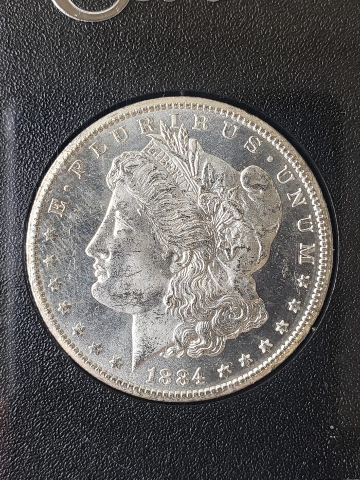 1884 CC $1 Morgan Silver Dollar GSA Uncirculated Issue NGC MS63 PL - Image 2