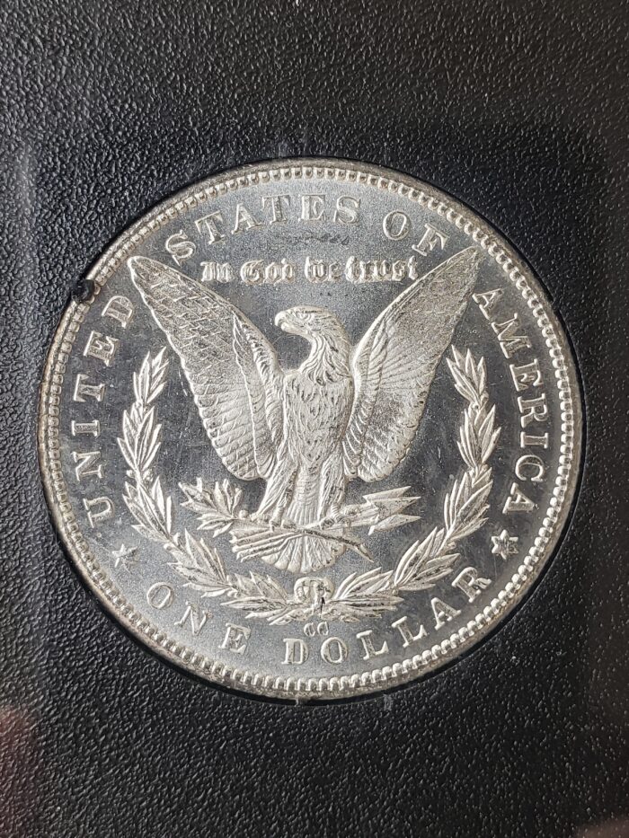 1884 CC $1 Morgan Silver Dollar GSA Uncirculated Issue NGC MS63 PL - Image 3