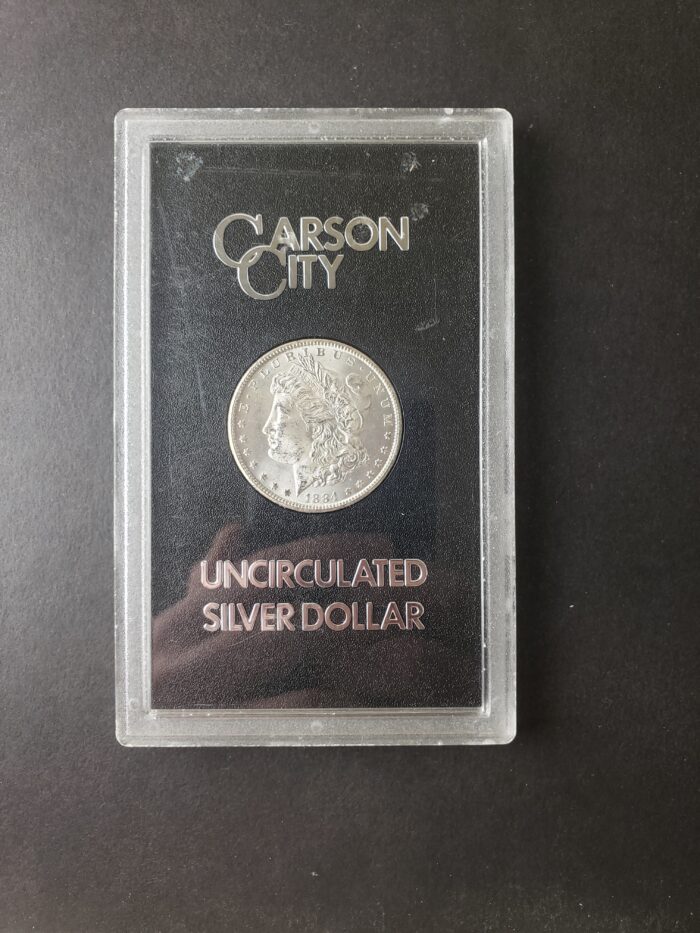 1884 CC $1 Morgan Silver Dollar GSA Uncirculated Issue