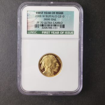2008 W Proof $10 1/4oz Gold Buffalo NGC PF70 Ultra Cameo