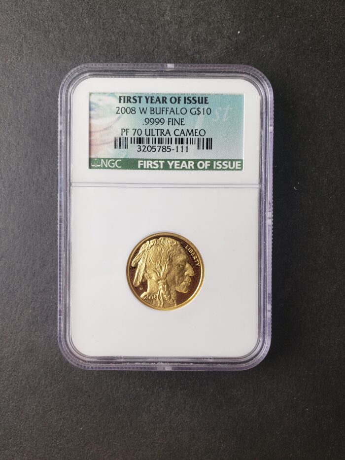 2008 W Proof $10 1/4oz Gold Buffalo NGC PF70 Ultra Cameo