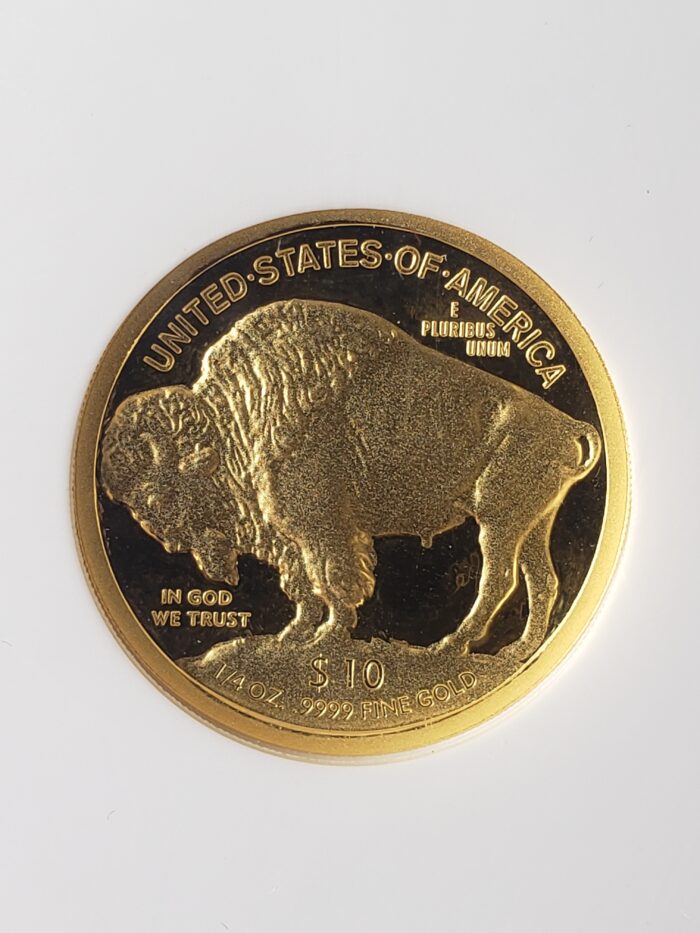 2008 W Proof $10 1/4oz Gold Buffalo NGC PF70 Ultra Cameo - Image 3
