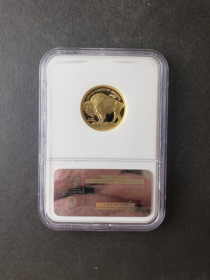 2008 W Proof $10 1/4oz Gold Buffalo NGC PF70 Ultra Cameo - Image 4