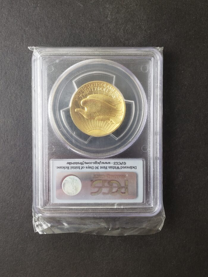 2009 $20 Ultra High Relief 1oz Gold Double Eagle PCGS MS70 - Image 4