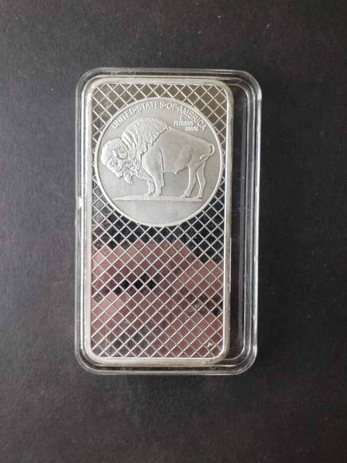 SilverTowne 10oz Silver Buffalo Bar in a Capsule Priced at $1.50/oz Over Spot - Image 2