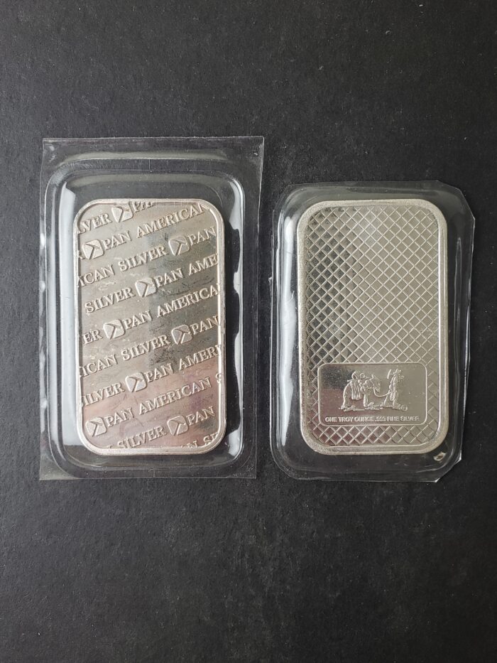 Two 1oz Silver Bars in Plastics, at Spot Price - Image 2
