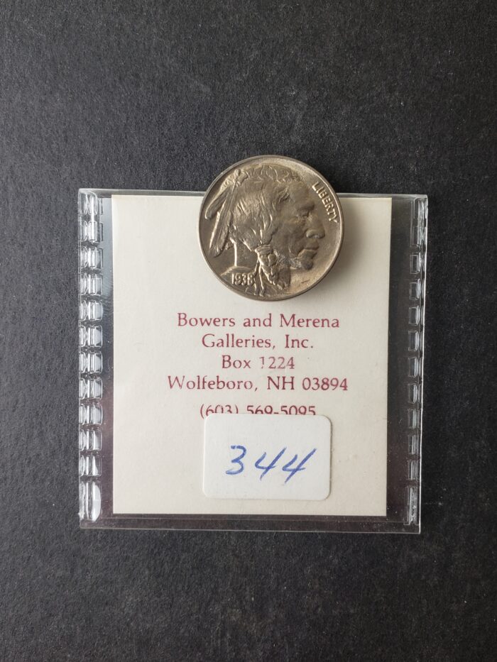 1938 D 5c Buffalo Nickel