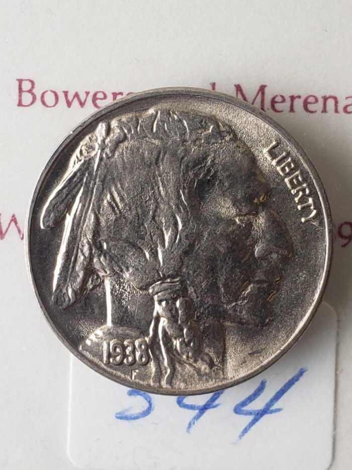 1938 D 5c Buffalo Nickel - Image 2