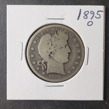 1895 O 50c Barber Silver Half Dollar