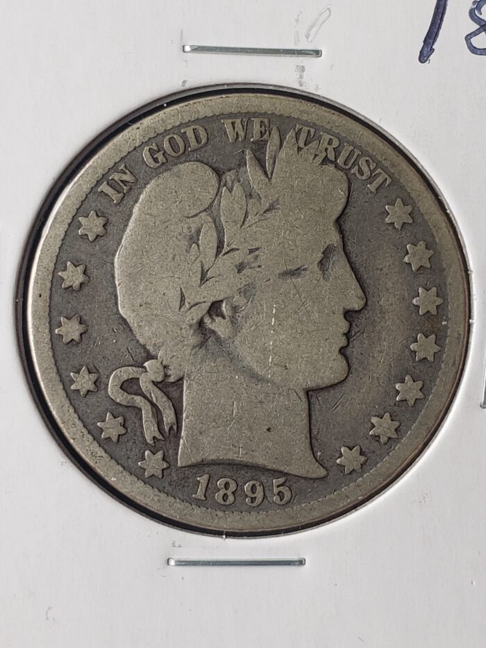 1895 O 50c Barber Silver Half Dollar - Image 2