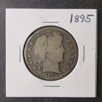 1895 50c Barber Silver Half Dollar