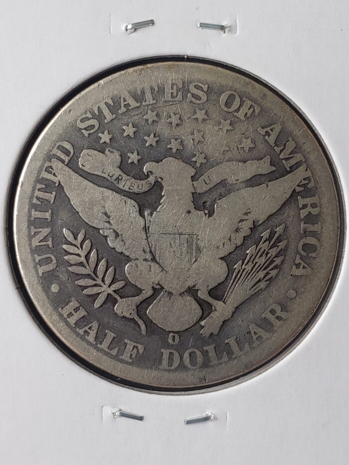 1894 O 50c Barber Silver Half Dollar - Image 3