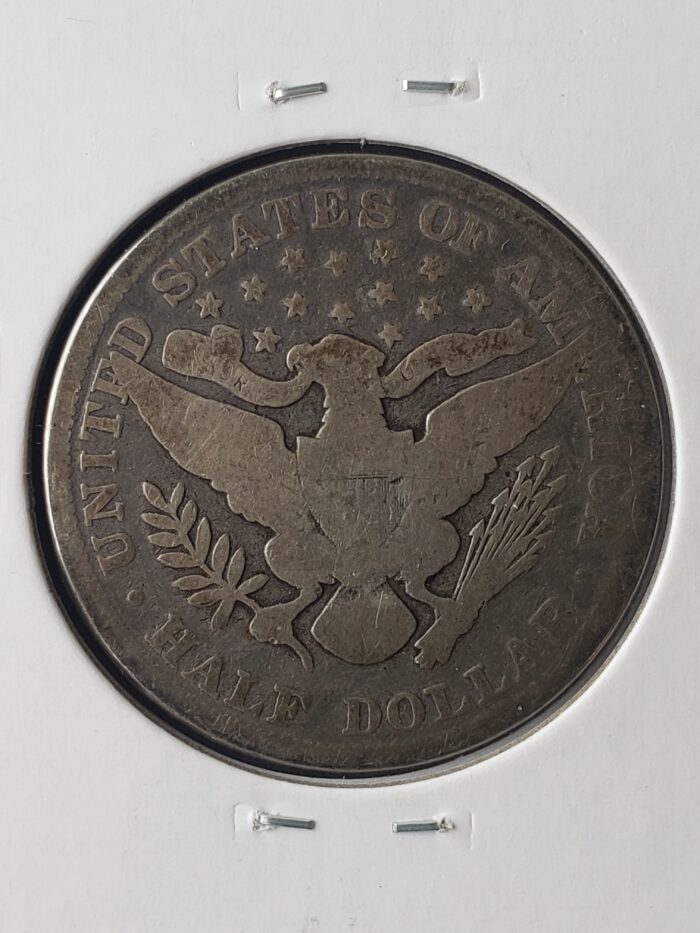 1894 50c Barber Silver Half Dollar - Image 3
