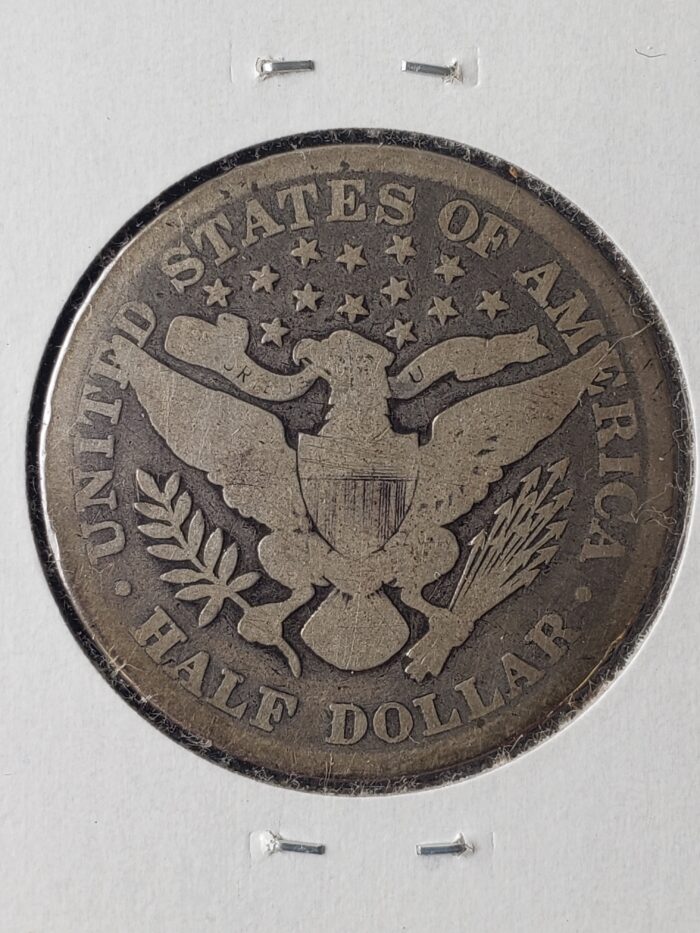 1892 50c Barber Silver Half Dollar - Image 3