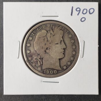 1900 O 50c Barber Silver Half Dollar