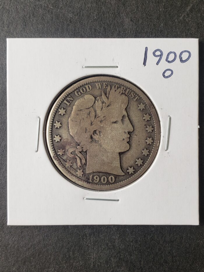 1900 O 50c Barber Silver Half Dollar