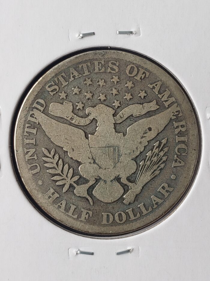 1900 50c Barber Silver Half Dollar - Image 3
