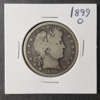 1899 O 50c Barber Silver Half Dollar