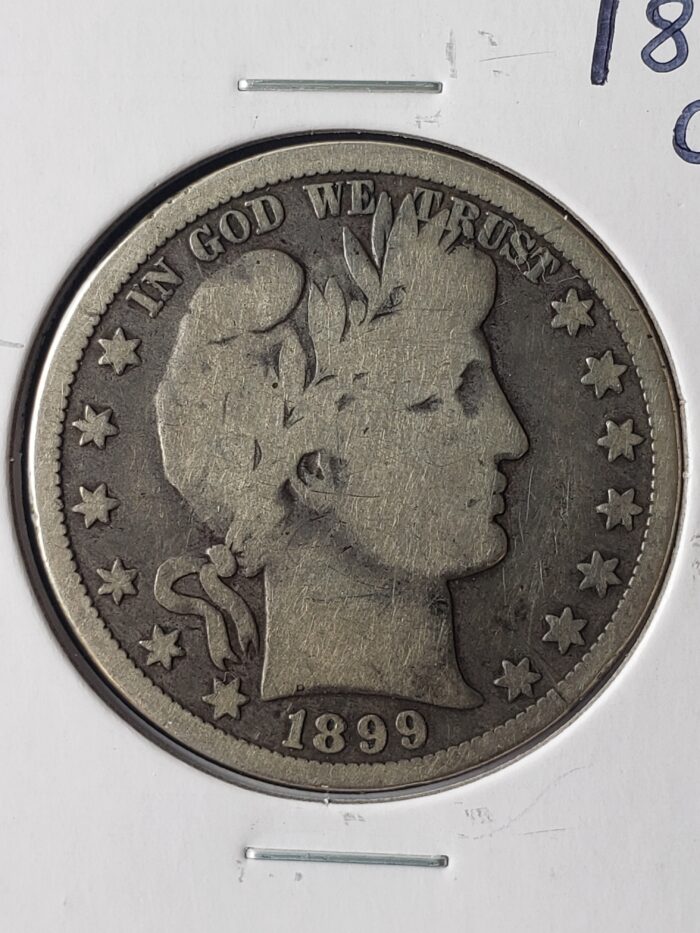 1899 O 50c Barber Silver Half Dollar - Image 2