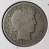 1908 S 50c Barber Silver Half Dollar - Image 2