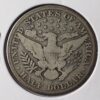 1908 D 50c Barber Silver Half Dollar - Image 3
