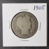 1905 50c Barber Silver Half Dollar