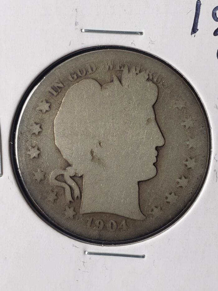1904 O 50c Barber Silver Half Dollar - Image 2