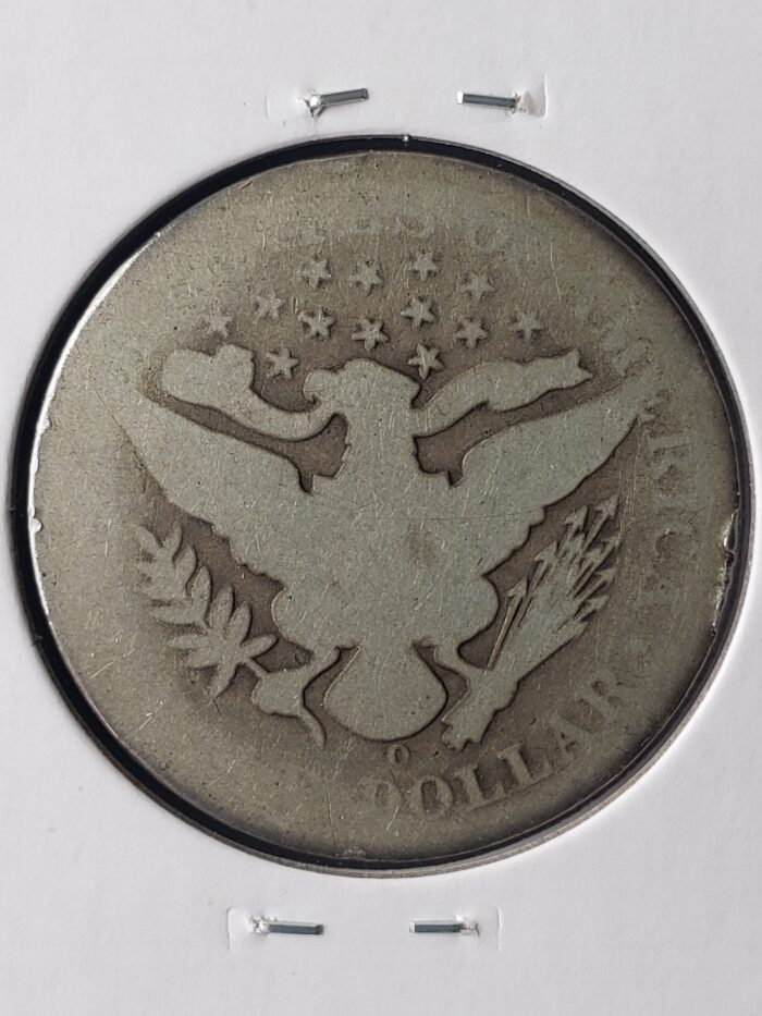 1904 O 50c Barber Silver Half Dollar - Image 3