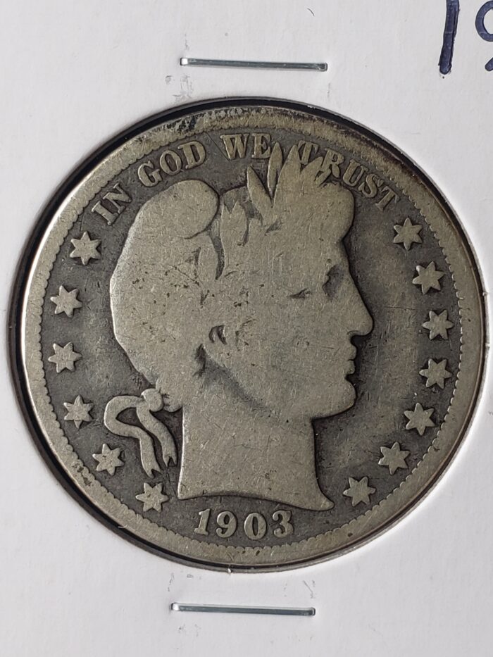 1903 O 50c Barber Silver Half Dollar - Image 2