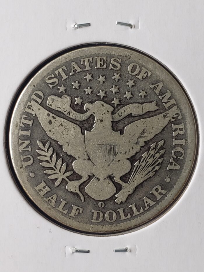 1903 O 50c Barber Silver Half Dollar - Image 3